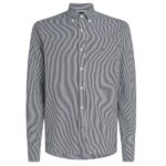 Tommy Hilfiger 1985 Slim Overhemd Navy/Wit