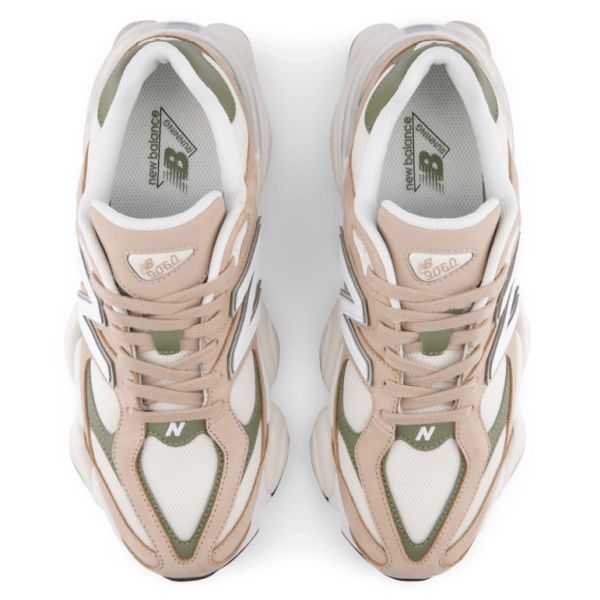 New Balance 9060 Sneaker Beige/Grün – Bild 4