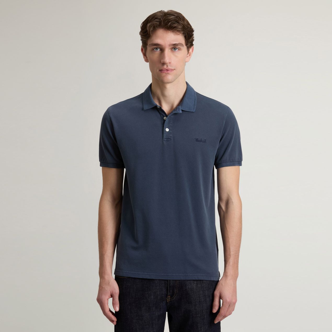 Woolrich Mackinack Poloshirt Marine – Bild 2