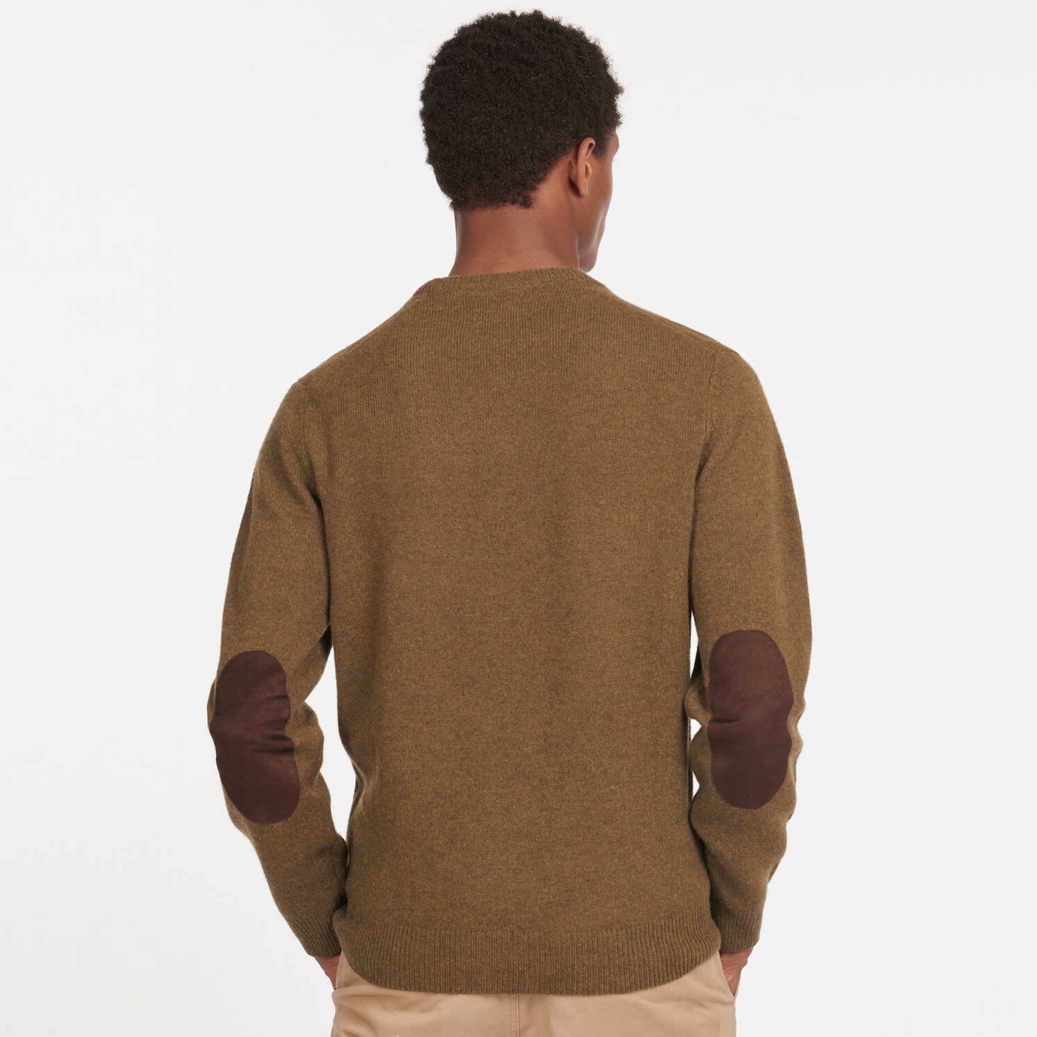 Barbour Essential Patch Pullover Dunkelgrün – Bild 3